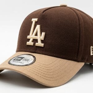 Brown LA Dodgers A-Frame Cap