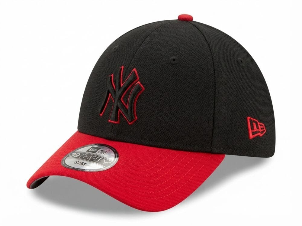 Black & Red NY Yankees Cap
