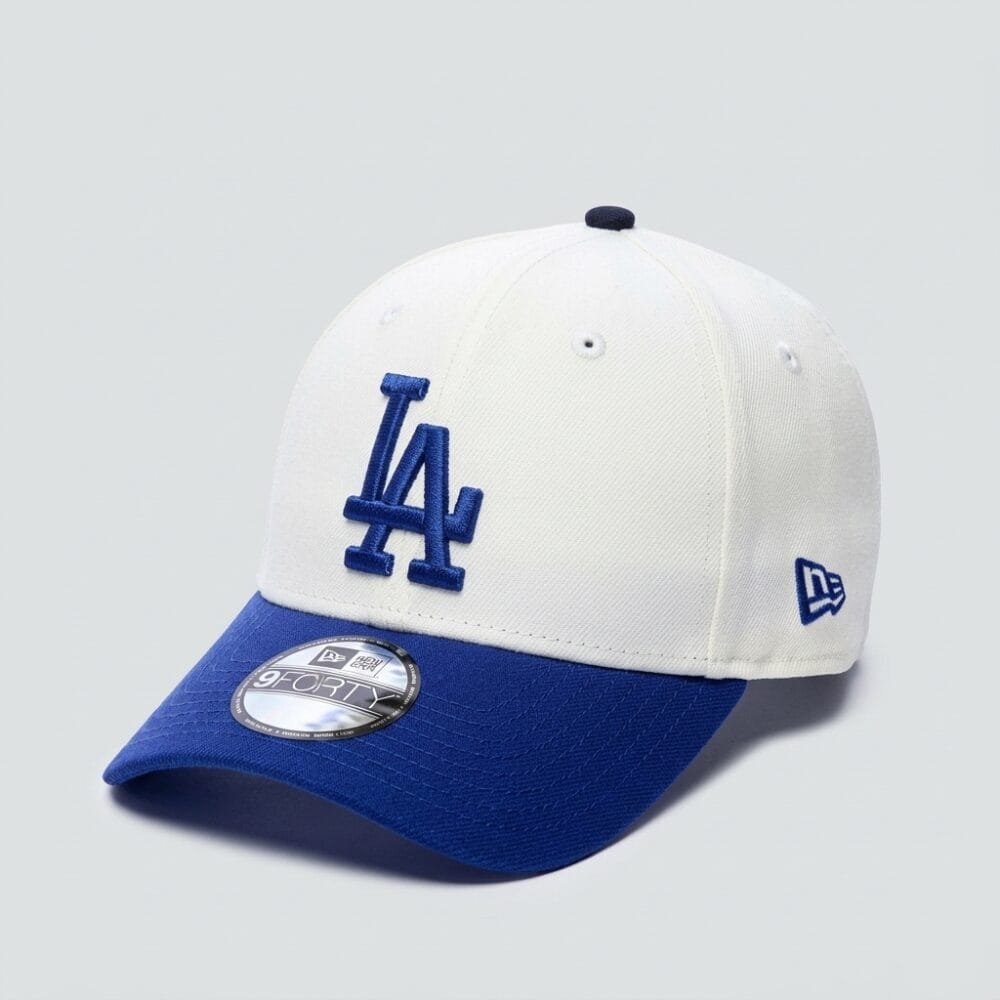 White & Blue LA Dodgers Cap