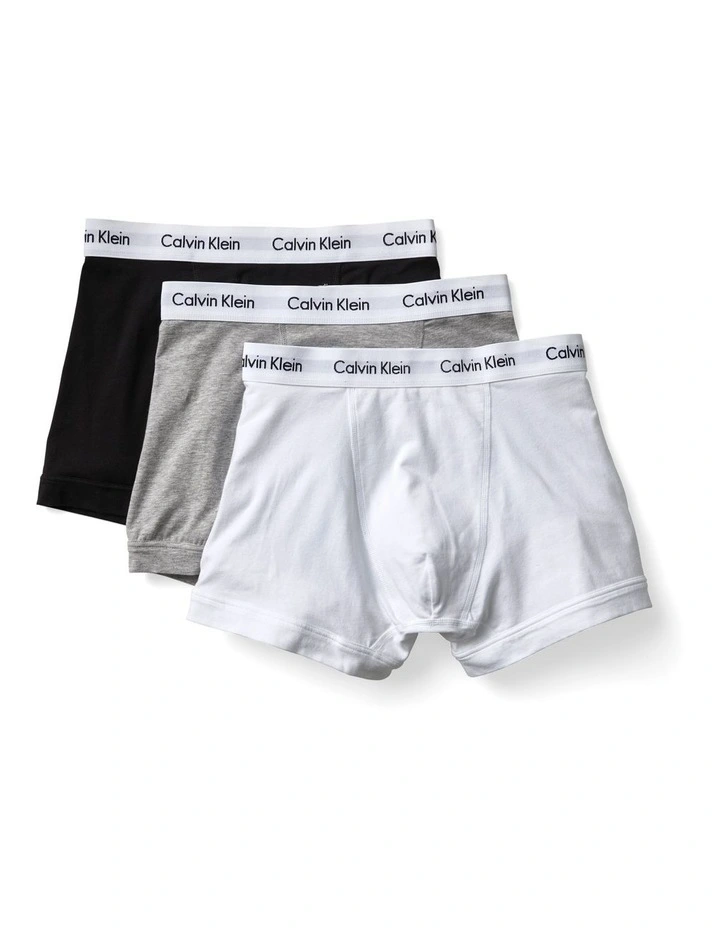 Calvin Klein Cotton Stretch Trunks 3-Pack