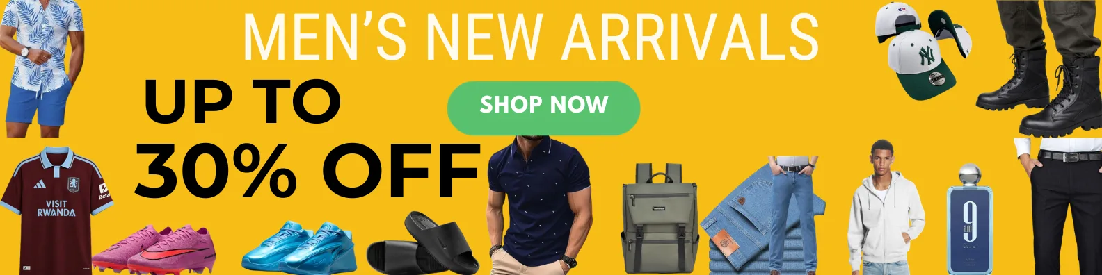 Men's New Arrivals in Rwanda