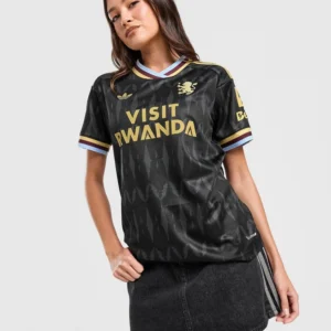 Aston Villa 2026/27 Away Jersey Black Gold